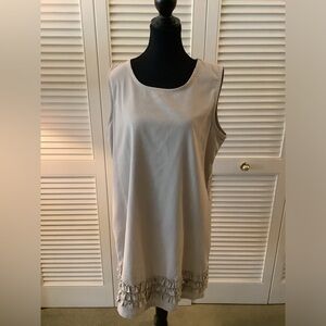 Artizan - Robin Barré - Taupe Shift Dress - Size Large